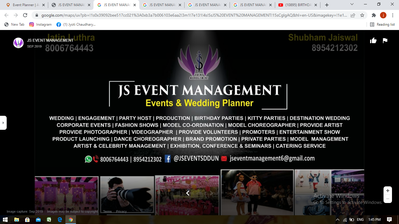 JS EVENT MANAGEMENT