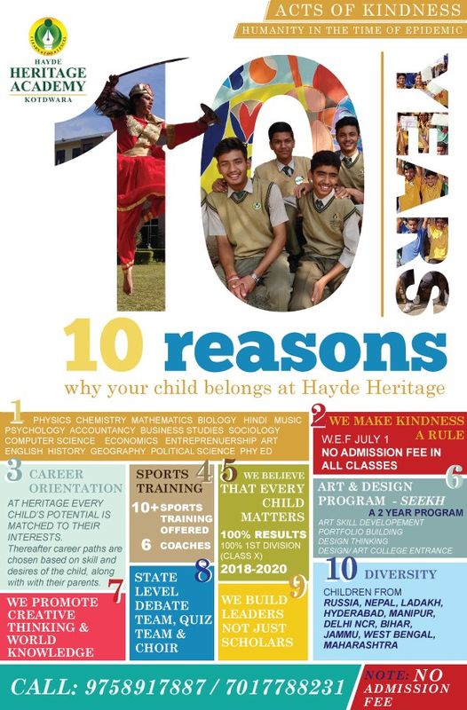 Hayde Heritage Academy - School in Kotdwar