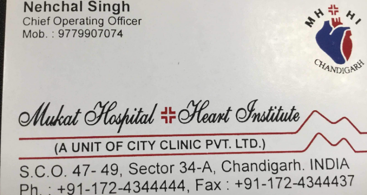 Mukat Hospital in Chandigarh