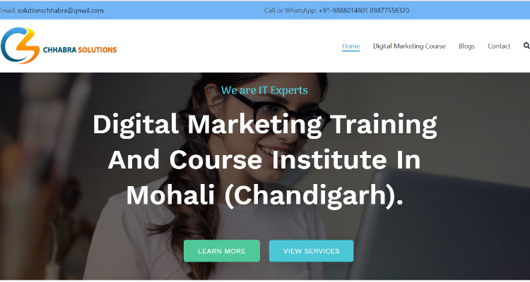 Chhabra Solutions -Digital Marketing Training Institute, Chandigarh