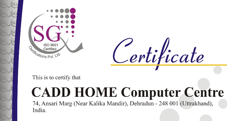 CADD HOME - CAD Coaching Center (Dehradun)