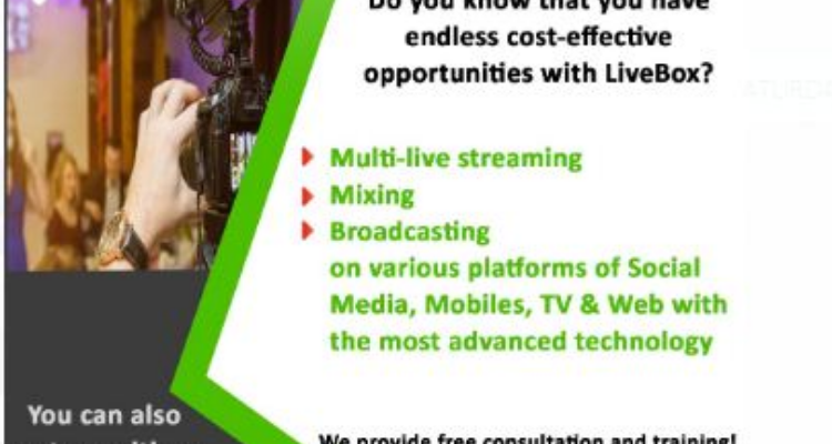 Make your own live streaming TV Station with Livebox