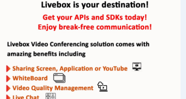 HD & 4k Conference live streaming with Livebox