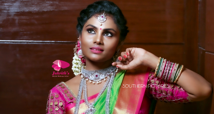Jukrith Best Professional Bridal Makeup Artist in Chennai