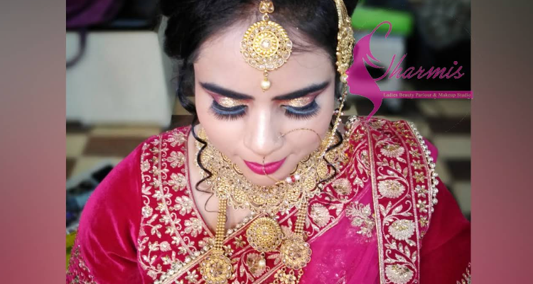 CHARMIS LADIES BEAUTY SALON AND MAKEUP STUDIO BEST BRIDAL MAKEUP ARTIST OF LUCKNOW