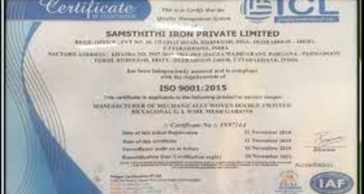 SAMSTHITHI IRON PRIVATE LIMITED - RIshikesh