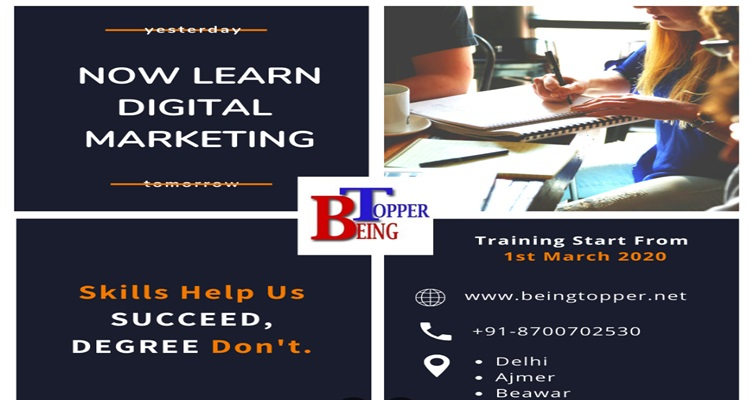 Being Topper- Best Digital Marketing Institute