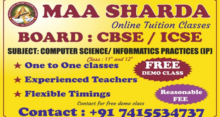 MAA SHARDA ONLINE TUITION CLASSES