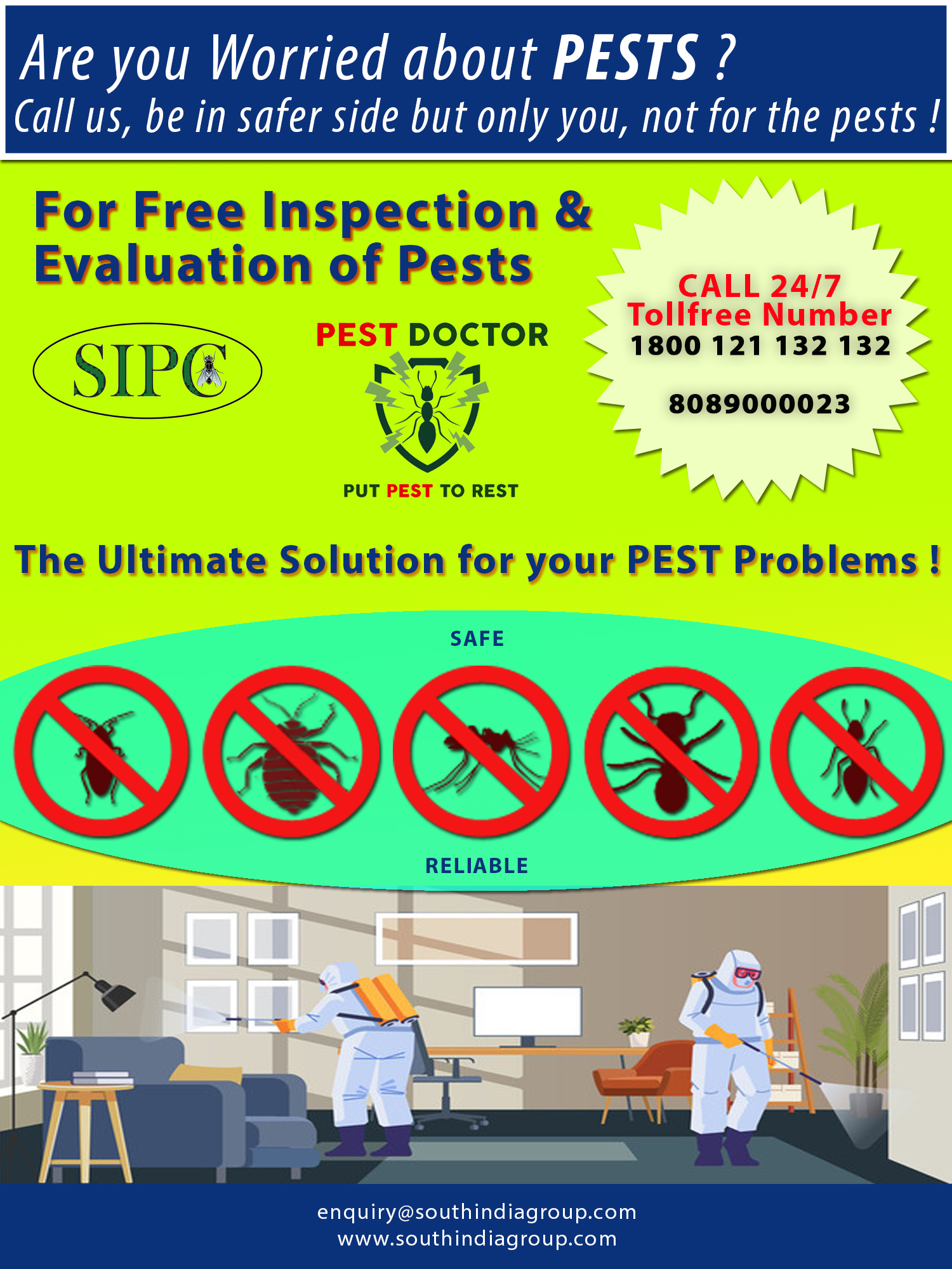 SOUTH INDIA PEST CONTROL PVT LTD