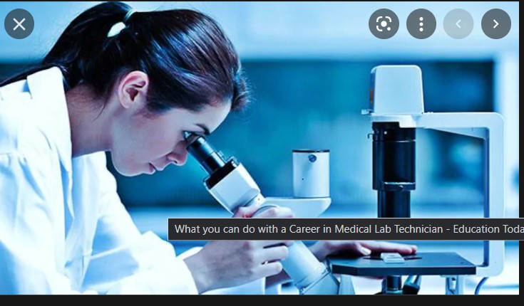 Lab technician for hospital