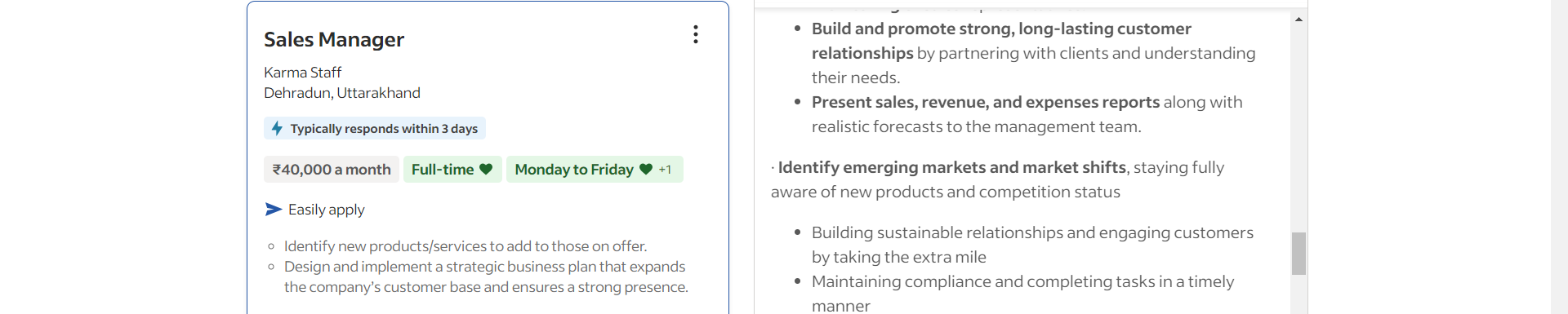 Sales ManagerKarma Staff